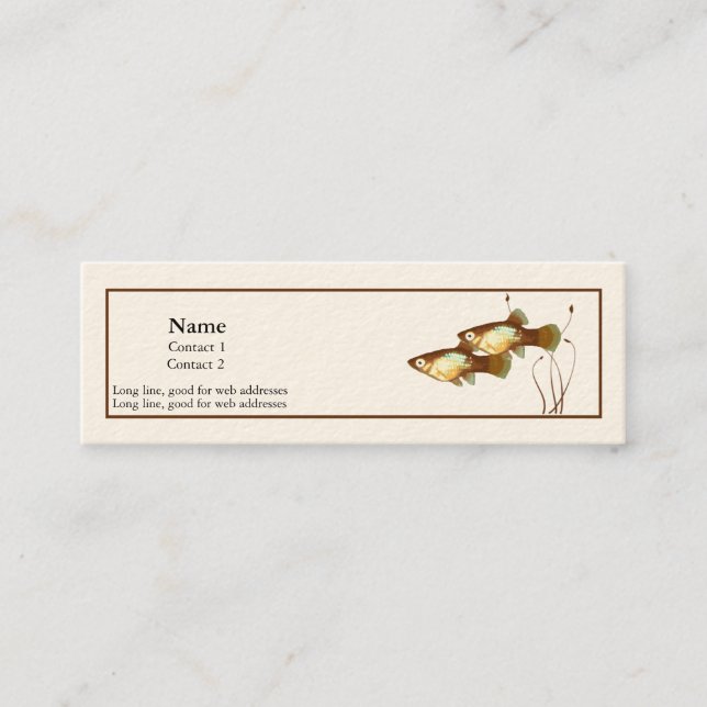 Platy Profile Card (Front)