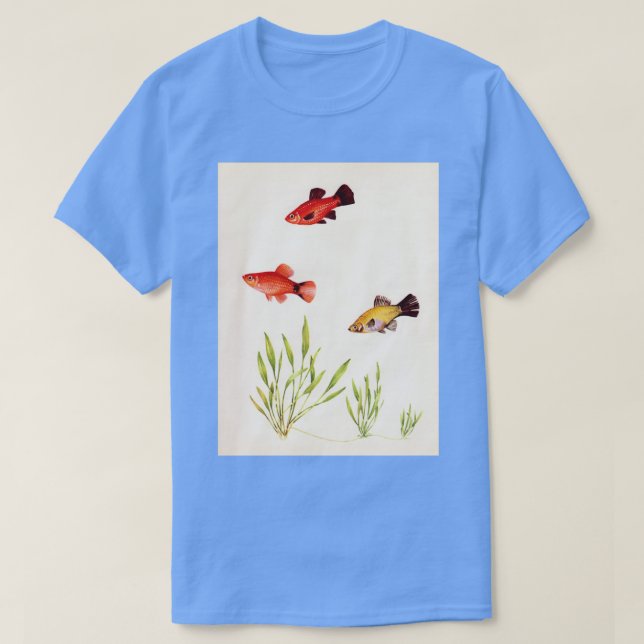 Platy Xiphophorus maculatus T-Shirt (Design Front)