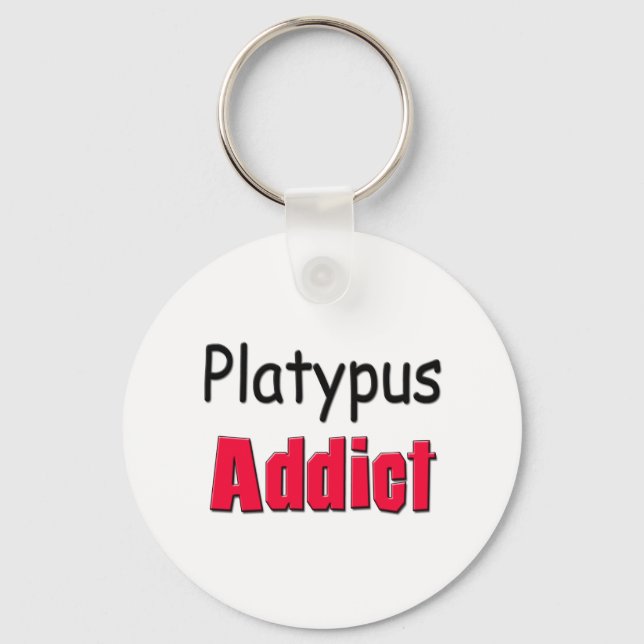 Platypus Addict Keychain (Front)