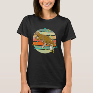 Platypus Australia Australian Animal Colorful T-Shirt