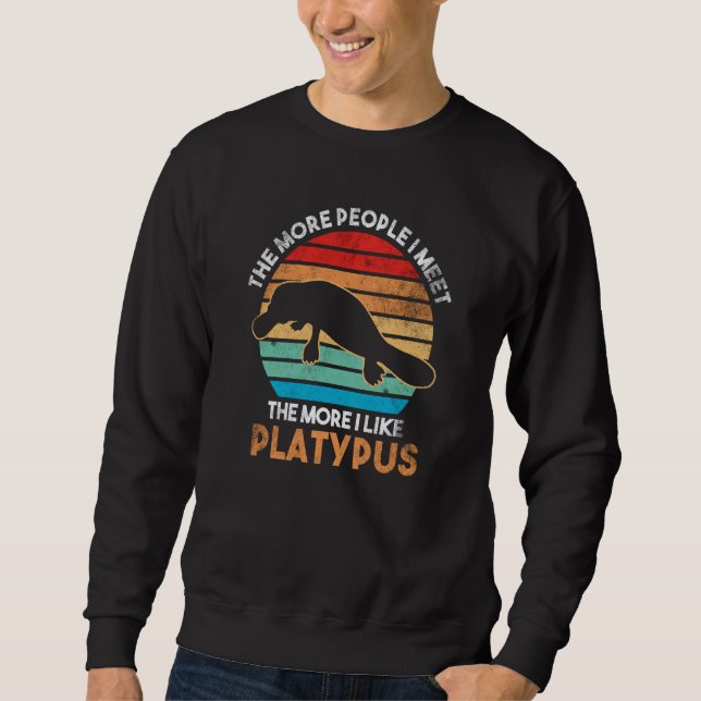 Platypus Australia Australian Animal Swea Sweatshirt (Front)
