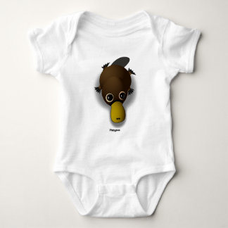platypus baby bodysuit