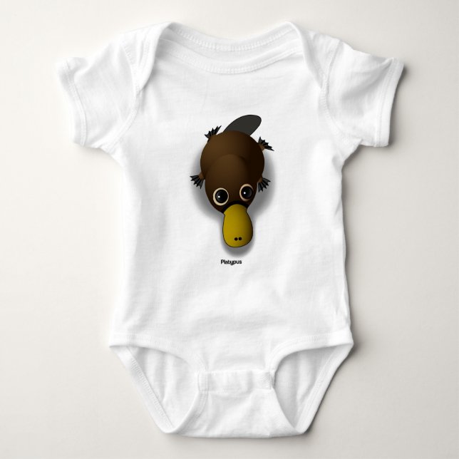 platypus baby bodysuit (Front)