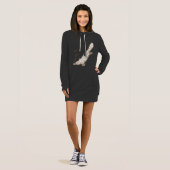 Platypus brown ladies diving t-shirt dress (Front Full)