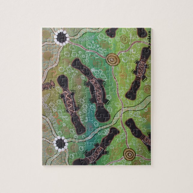 Platypus Dreaming Jigsaw Puzzle (Vertical)