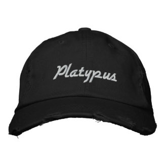 Platypus Embroidered Baseball Hat