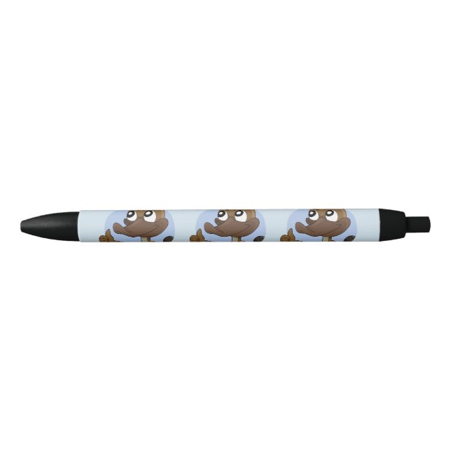 Platypus giving thumbs up cartoon pen (Front)
