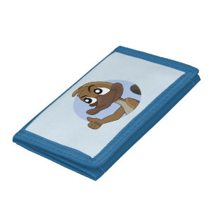 Platypus giving thumbs up cartoon trifold wallet