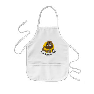 Platypus giving thumbs up  kids' apron