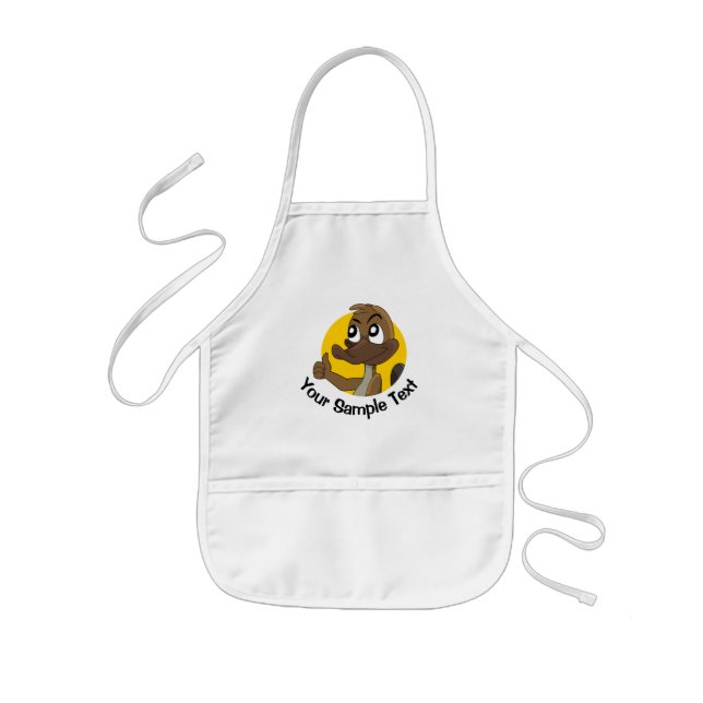 Platypus giving thumbs up  kids' apron (Front)