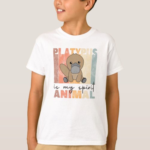 Platypus Is My Spirit Animal _ Sweet Platypus T_Shirt