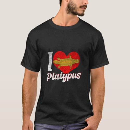 Platypus Love Australia Australian Animal  T_Shirt