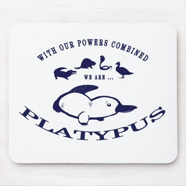 Platypus Mouse Pad - Blue (Front)
