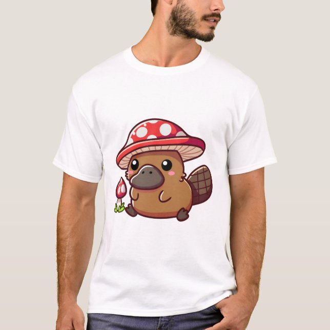 Platypus mushroom T-Shirt (Front)