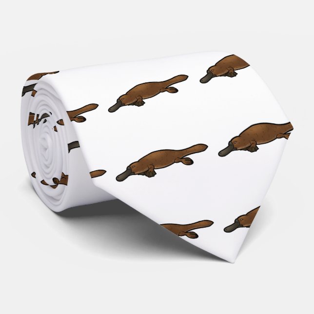 Platypus Neck Tie (Rolled)