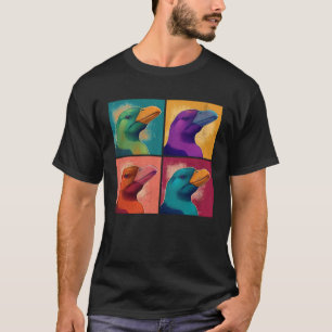 Platypus Pop Illustration Colorful Animal Women T-Shirt