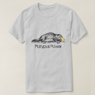Platypus Power Australian Monotreme Individuality T-Shirt