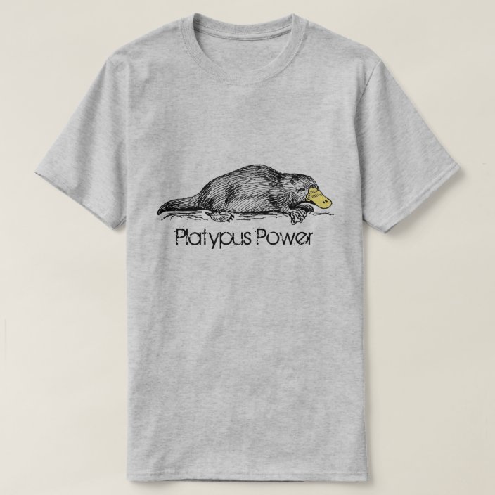 I Became A Platypus T Shirt Design Platypus Tee Shirt