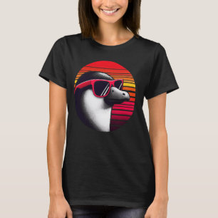 Platypus Retro Vintage Sunset Animal Sunglasses 70 T-Shirt