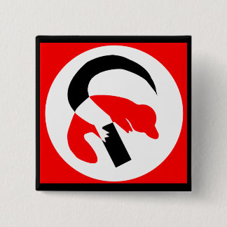 Platypus Revolutionary Button - Customized