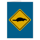 platypus road sign (Front)