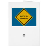 platypus road sign cards (Back)