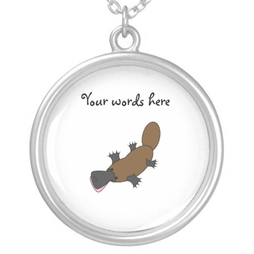 Platypus Silver Plated Necklace