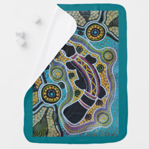 Platypus Swimming Baby Blanket