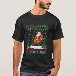 Platypus Ugly Christmas Sweater Funny Santa Claus