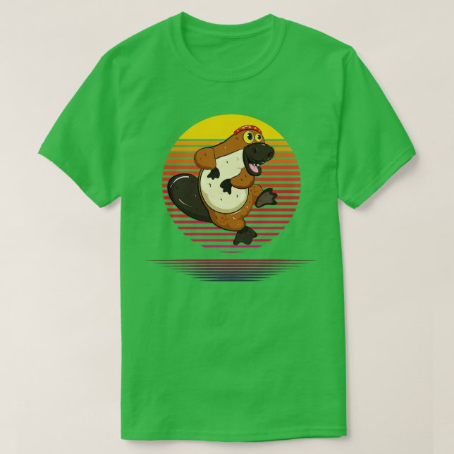 Platypus Vapor T-Shirt (Design Front)