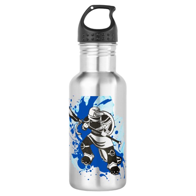 Platypus Warrior Water Bottle (Water Splash) (Front)