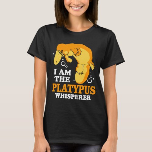 Platypus Whisperer Funny Australia Animal Beak T_Shirt
