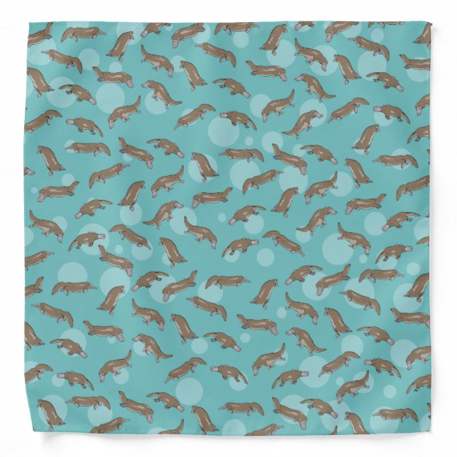 Platypuses  Swimming Bandana (Front)