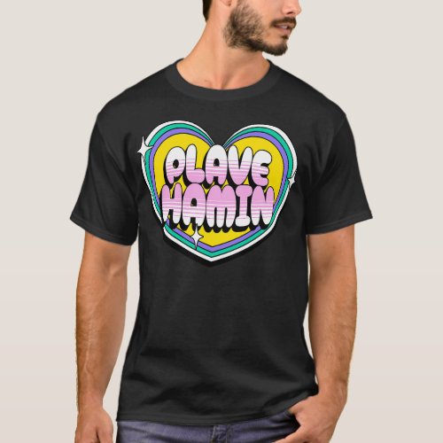 Plave Hamin plli typography text Morcaworks T_Shirt