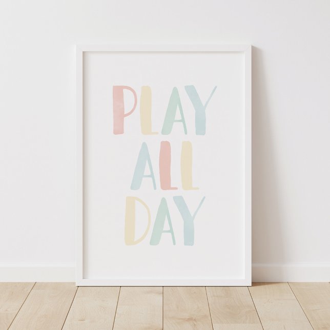 Play All Day Pastel Rainbow Girls Room Decor (Creator Uploaded)