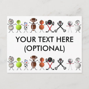 Play All Sports Postcard