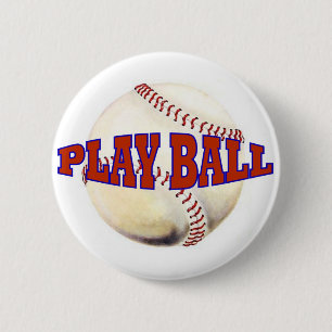 PLAY BALL 2 PINBACK BUTTON