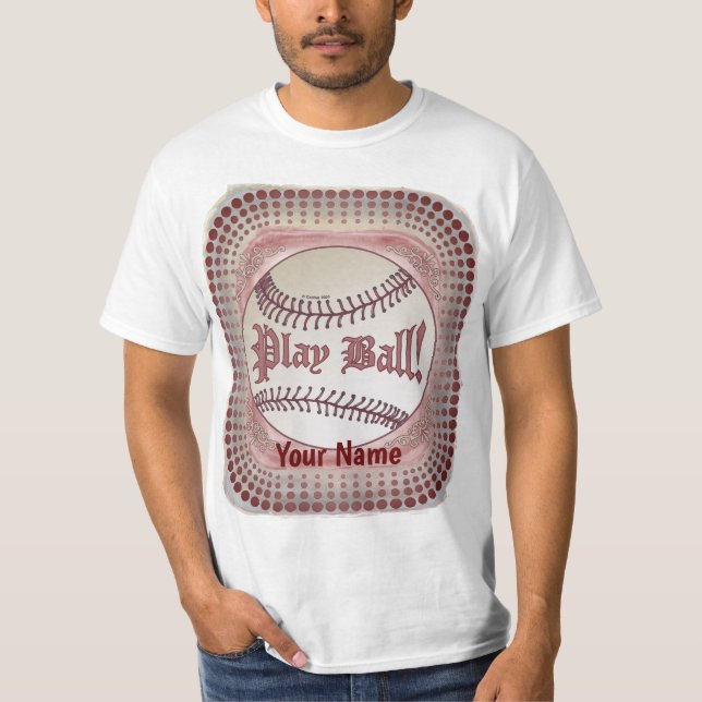 Play Ball Baseball t-shirt (Front)