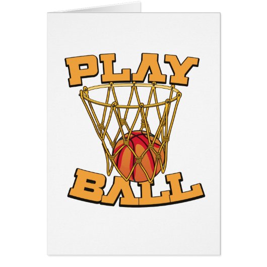 Play Ball Basketball. (Front)