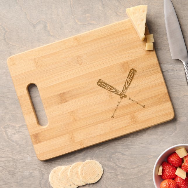 Play Ball Engraved Cutting Board (Cheese)