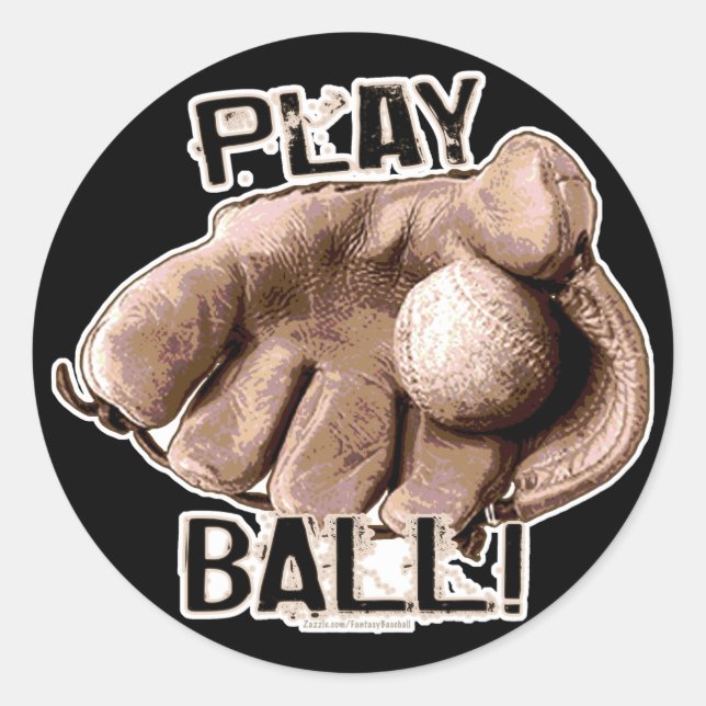 Play Ball! Glove Sticker (Front)