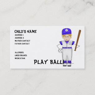 Play Ball! Mommy Cards