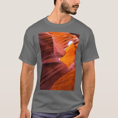 Play Ball Profile in Lower Antelope Canyon T_Shirt