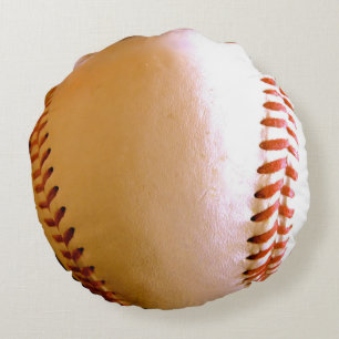 Play Ball! Round Pillow