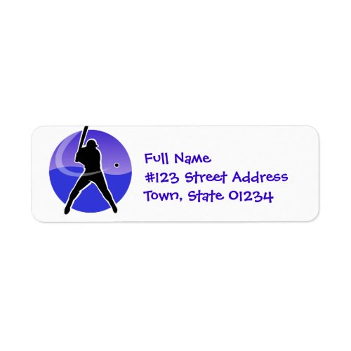 Play Baseball Mailing Labels