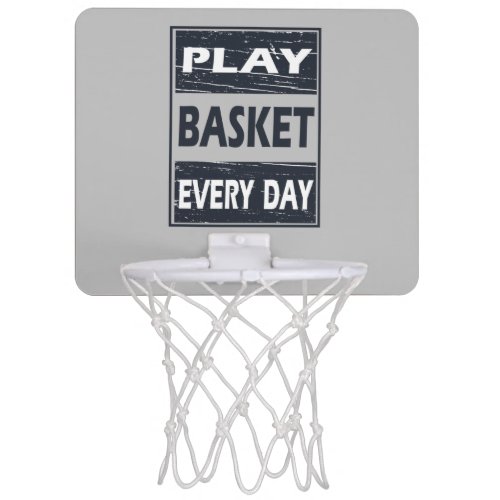 play basketball every day mini basketball hoop