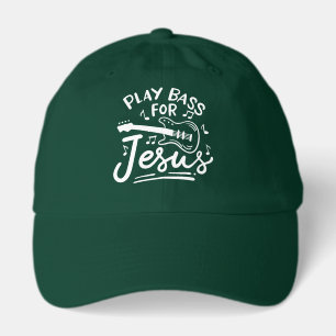 Play Bass Guitar For Jesus Christian Bassist Hat