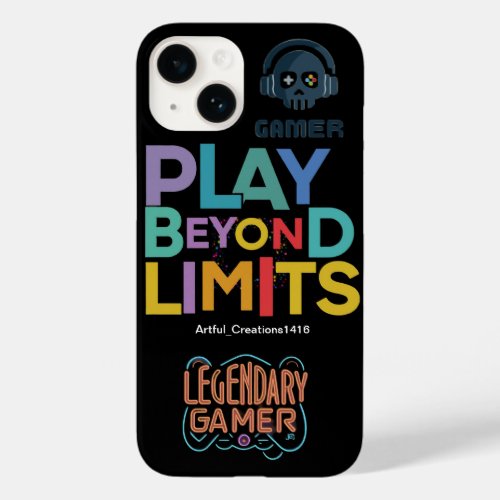 Play Beyond Limit  Legendary Gamer  Case_Mate iPhone 14 Case