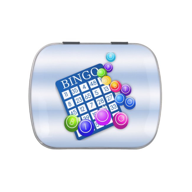 Play Bingo! Blue Candy Tin