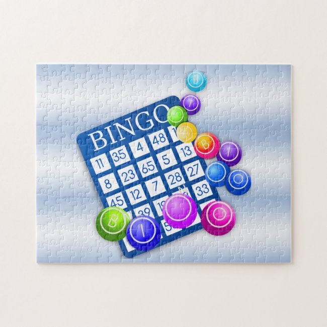 Play Bingo! Blue Puzzle